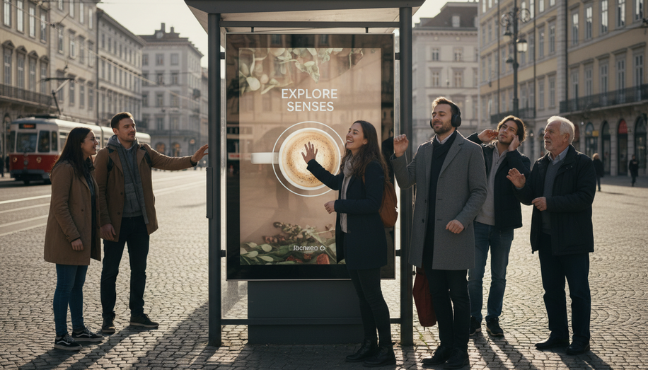 The Benefits of Multi-Sensory Experiences in OOH Campaigns