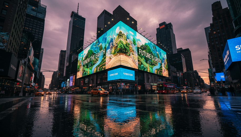 Sustainability in Digital Billboards: Balancing Impact and Awareness