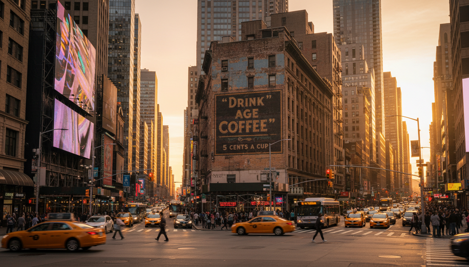 A Brief History of OOH: From Ancient Signs to Modern Marvels