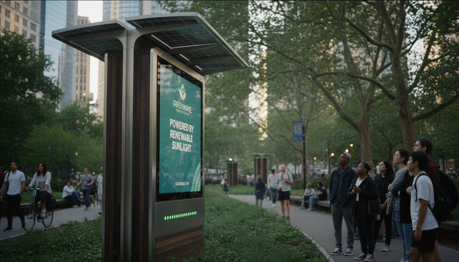 Greening the Grid: Exploring Energy-Efficient Technologies for Sustainable OOH Displays