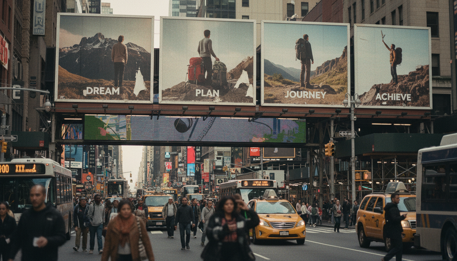 Location-Based Storytelling: Crafting Narratives Through Sequential OOH Placements