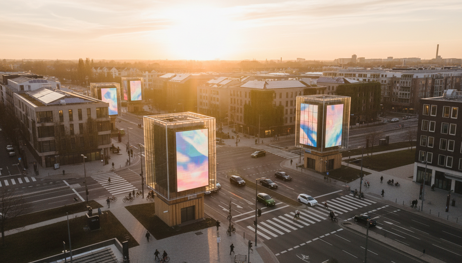 Green Screens and Eco-Boards: Innovating Sustainable Materials and Energy for OOH Infrastructure