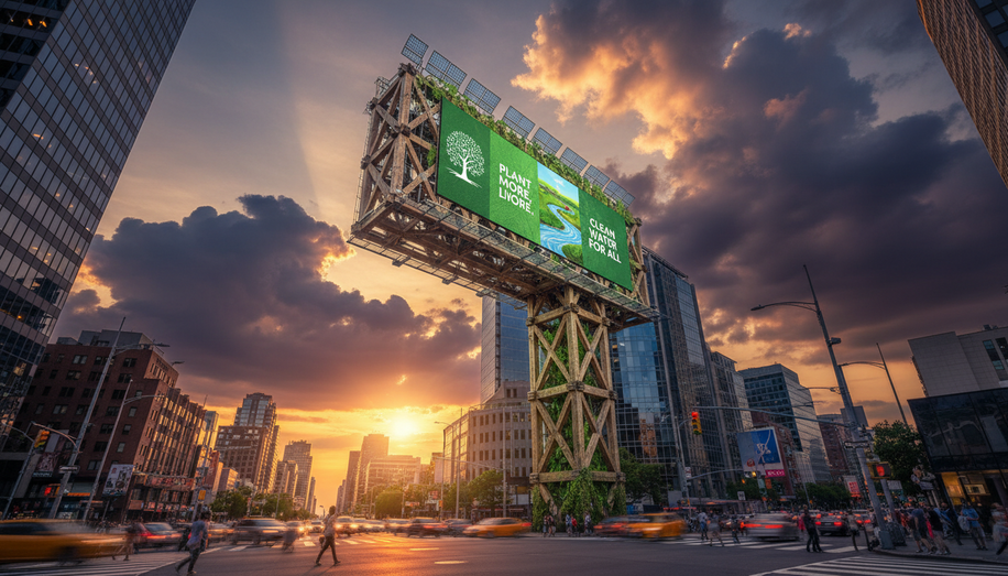 The Sustainable Transformation of Out-of-Home Advertising: A Green Billboard Movement