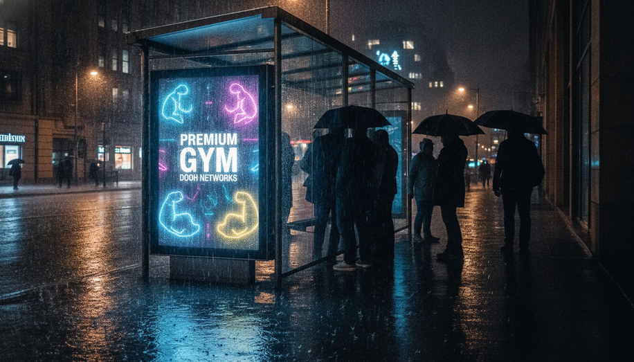 Top Digital Out-of-Home Advertising Networks for Fitness & Wellness Brands